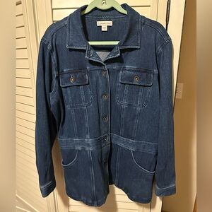 Coldwater Creek denim jacket, size XL